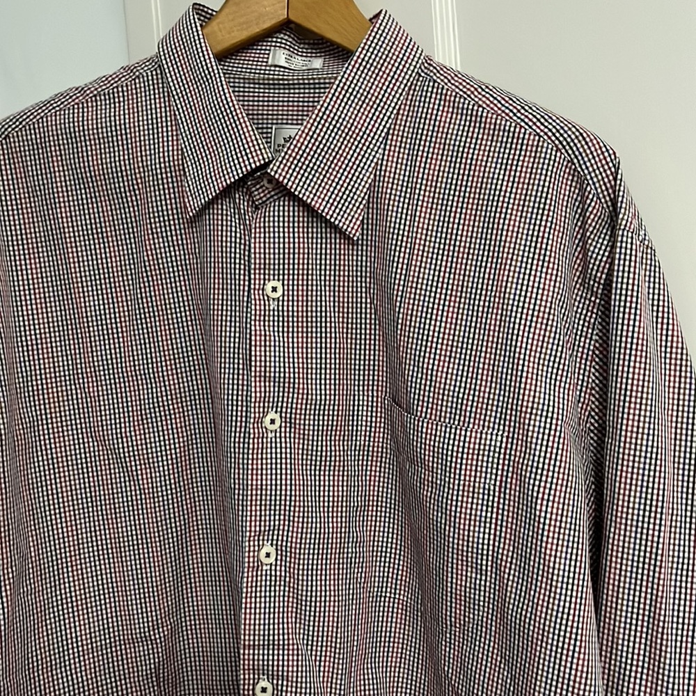 Peter Millar Gingham Button Down Collared Shirt C… - image 3